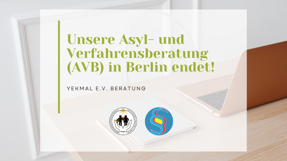 Unsere Asyl- und Verfahrensberatung endet!